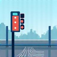 Illustration of a traffic sensor detecting vehicle movement on a road