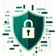 Illustration depicting a secure data lock or shield icon representing data integrity